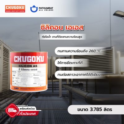 สีทนความมร้อน ซิลิคอน เอเอส - SILICON AS